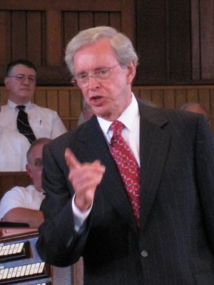 August 8 & 10, 2008: Dr. Charles Stanley in the Ocean Grove Auditorium