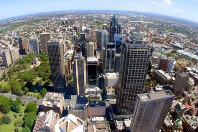 City view from Centrepoint tower