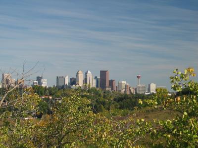 Calgary from the Genmore Trail