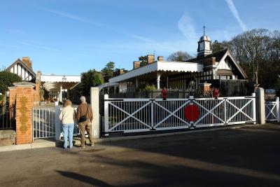 The Royal  Station Wolferton - Gates