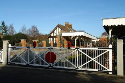 The Royal  Station Wolferton - Gates