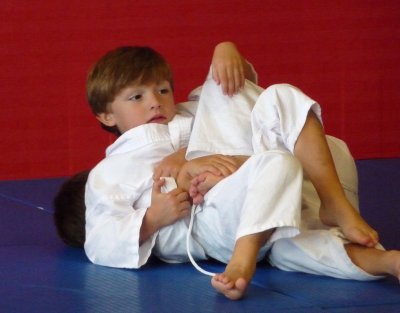 Brandon at Karate