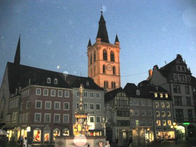 Trier Market Square at Night