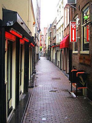 Touring the Red Light District - Amsterdam