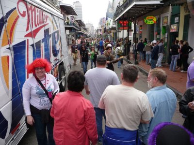 Bourbon St on Saturday Afternoon