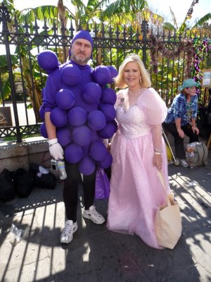 Partygras & Mimi in Jackson Square