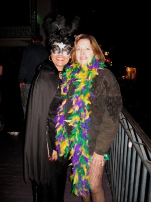 Corina & Susan on Bourbon Vieux Balcony