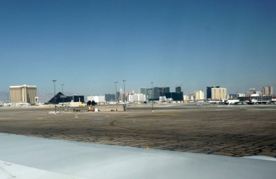 Arrival in Las Vegas