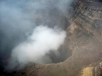 Inside Crater of Masaya Volcano