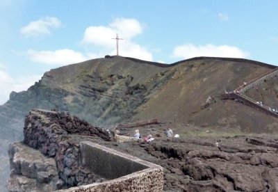 Cross Above Masaya Volcano Erected by Friar to Keep the Devil Away