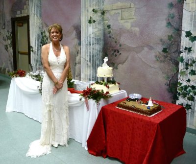 Cissie with Wedding Cakes