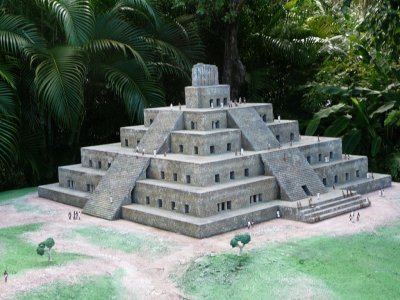 Miniature of Pyramid from Tajin, Veracruz (900-1100 A.D.)
