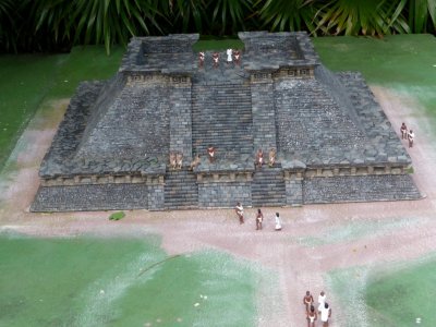 Miniature of Ruins found in Tajin, Veracruz (900-1100 A.D.)