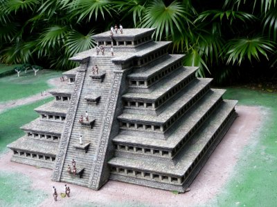 Miniature of Pyramid of Niches, Tajin (900-1100 A.D.)
