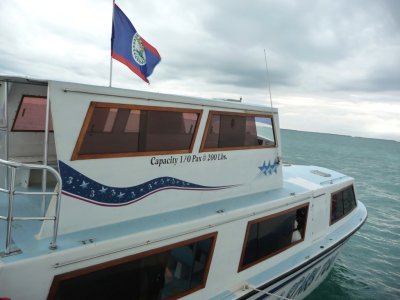 Boarding Tender to Go Ashore in Belize