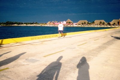 Dock in Costa Maya, Mexico