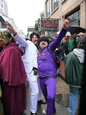 Swiss Disco Celebrities at Greasing of the Poles