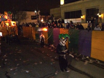 Krewe d'Etat Arrives at Michaul's