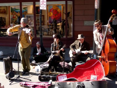 Street Musicians on Royal St.