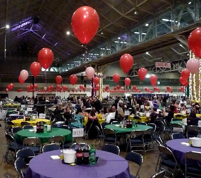 Convention Center Decorated for Bacchus Rendezvous
