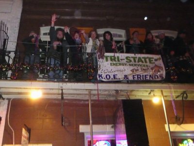 Lundi Gras Balcony Party