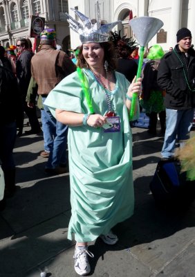 Jennifer on Mardi Gras Day