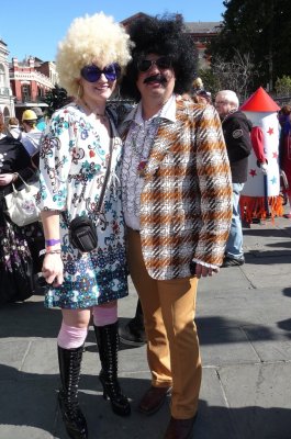 Meredith & Todd on Mardi Gras Day