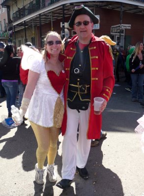 Elaine & Lloyd on Mardi Gras Day