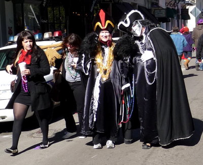 Mardi Gras Day on Royal St.