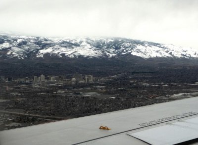 Landing in Reno, NV