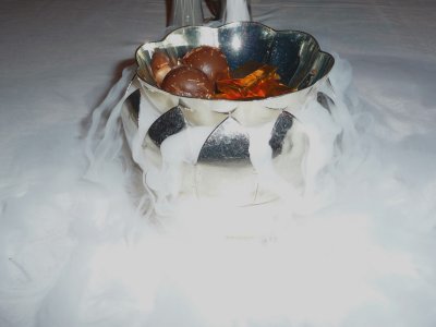 Truffles over Dry Ice at Harrah's Steakhouse