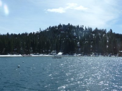 Leaving Zephyr Cove on Lake Tahoe