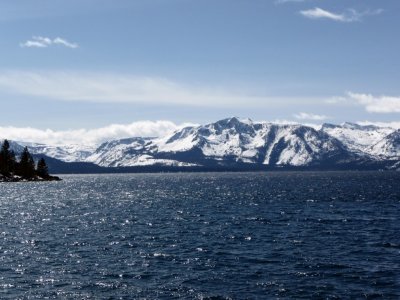 Carson Range on Lake Tahoe