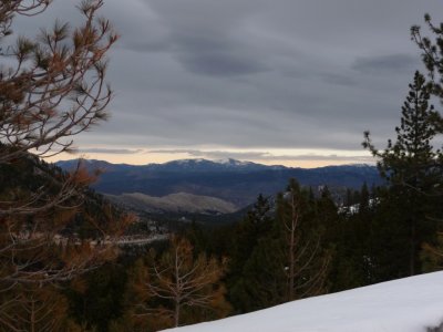 Sunset in the Sierra Nevada Mountains