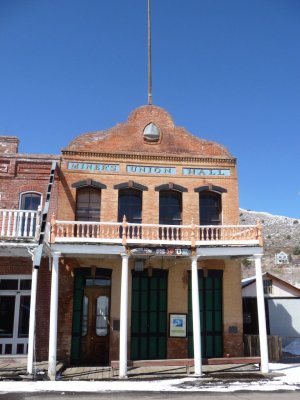 Miner's Union Hall (1876) in Virginia City