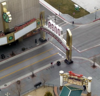View from Hotel Room on 22nd Floor of Harrah's