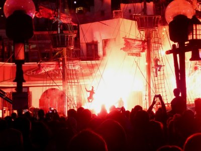 Direct Hit on the Pirate Ship