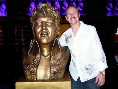 Outside the 'Elvis Theater' in Aria Hotel & Casino