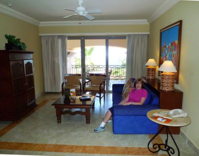 Living Room of Pueblo Bonito at Sunset Beach Timeshare