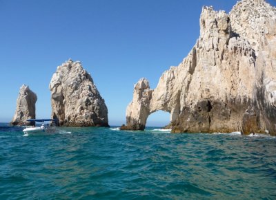 Los Arcos from the Sea of Cortez Side