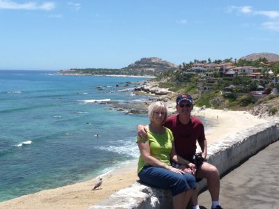 Robin & Dennis Overlooking Costa Azul