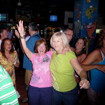 On the Dance Floor at the Giggling Marlin