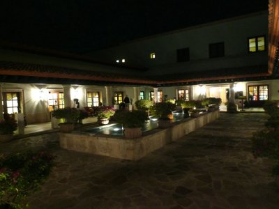 A Courtyard at Pueblo Bonita Sunset Beach