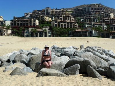 Susan on Sunset Beach