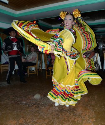 Mexican Dancers at the Dinner Show