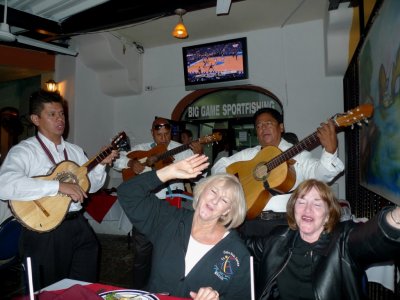 Singing Sweet Caroline at Pocho's