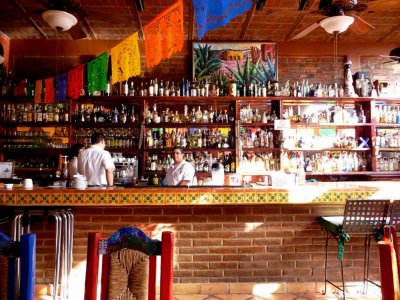 Tequila Bar at Panchos Restaurant