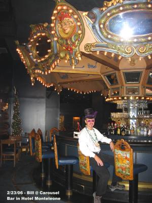 Bill in Carousel Bar at Hotel
