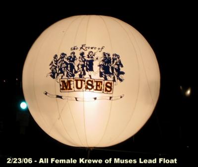 Krewe of Muses Lead Float