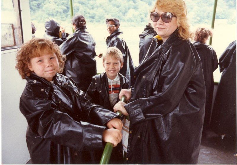 Niagra Falls Maid of the Mist boat ride (1984)